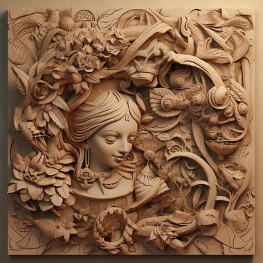 Patterns and decorations stl JAC S5 1 3d model